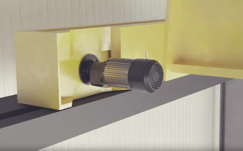 crane gearbox reducer motor application