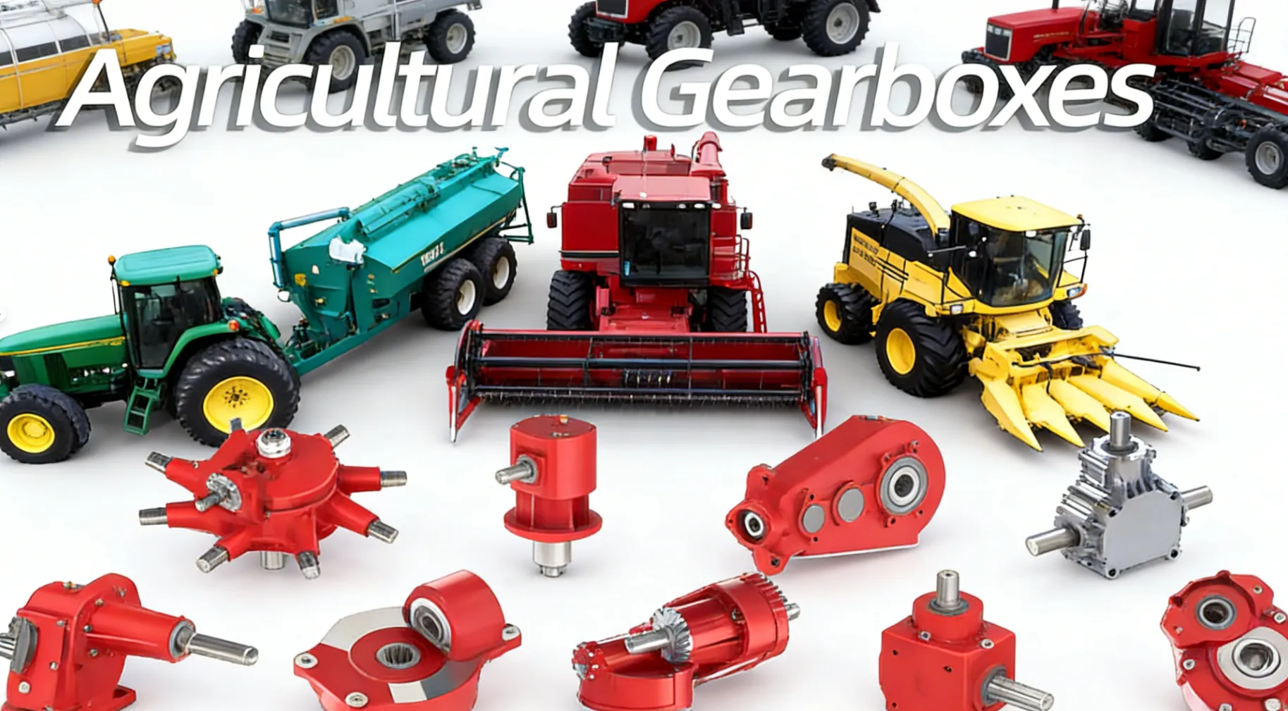 Agricultural gearbox assembly