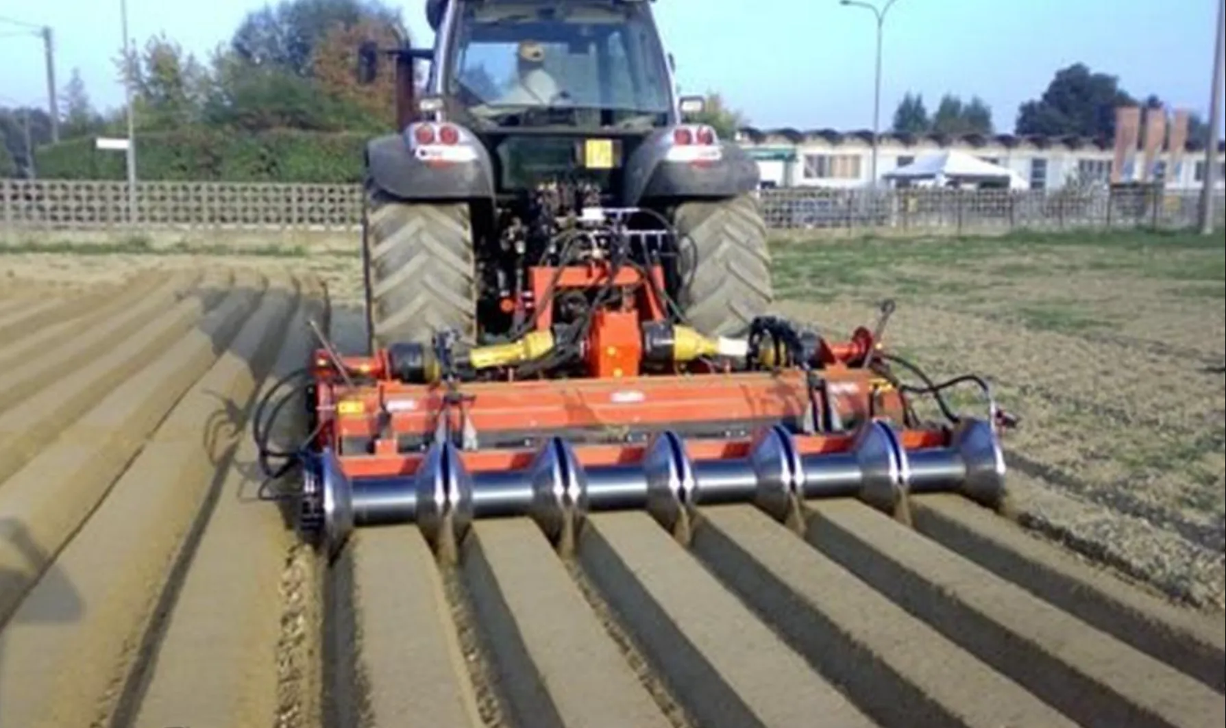 Reverse Rotary Stone Burying Machine