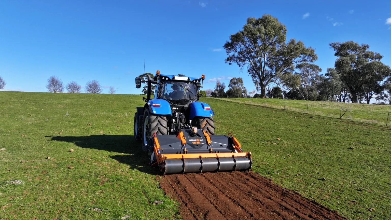 tractor stone crusher
